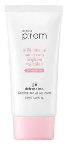 Make P:rem Soothing Pink Tone Up Sun Cream SPF 50+ PA++++