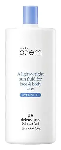 Make P:rem UV Defense Me Daily Sun Fluid SPF50+/PA++++
