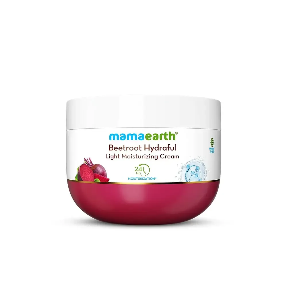 mamaearth Beetroot Hydraful Light Moisturizing Cream
