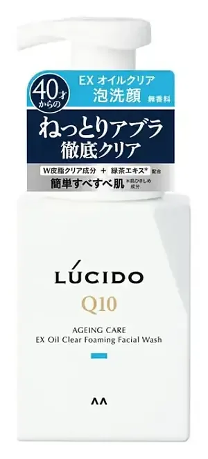 Mandom Lucido Q10 Ageing Care Ex Oil Clear Foaming Facial Wash
