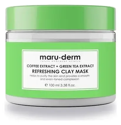 maru.derm Coffee Extract + Green Tea Extract Refreshing Clay Mask