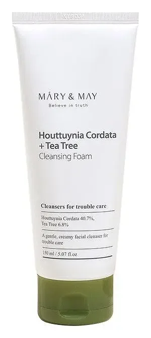 Mary & May Houttuynia Cordata + Tea Tree Cleansing Foam