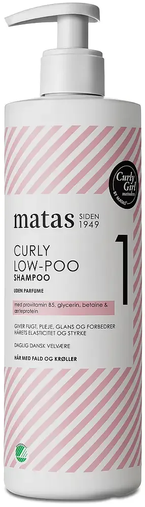 Matas Curly Low-Poo Shampoo Fragrance Free