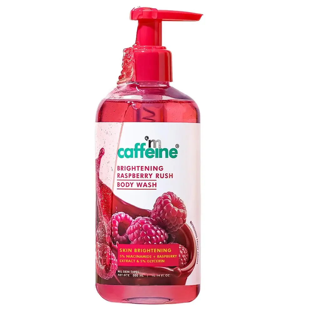 mCaffeine Brightening Raspberry Rush Body Wash
