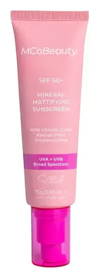 MCoBeauty. Mineral Mattifying Sunscreen SPF50+