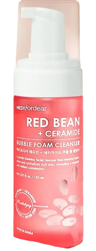 Medifordear Red Bean + Ceramide Bubble Foami Cleanser