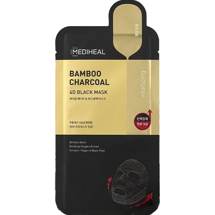 MEDIHEAL Bamboo Charcoal 4D Black Mask