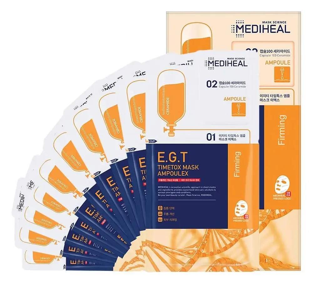 MEDIHEAL E.G.T Timetox Ampoule Mask EX.