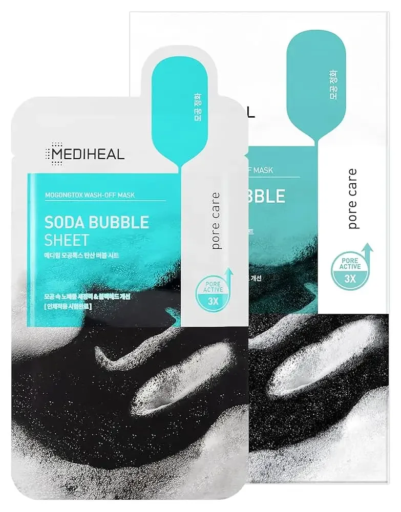 MEDIHEAL Mogongtox Wash-Off Soda Bubble Sheet Mask