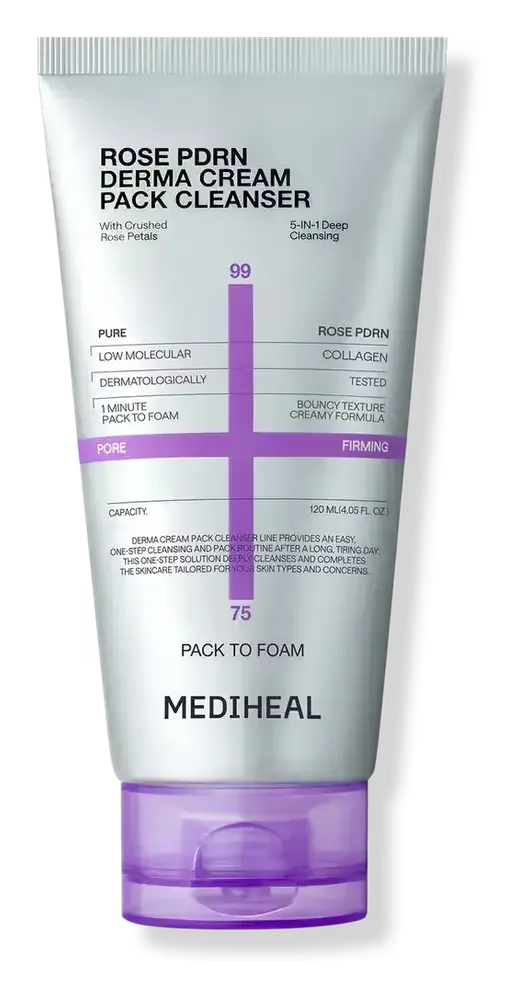 MEDIHEAL Rose PDRN Derma Cream Pack Cleanser