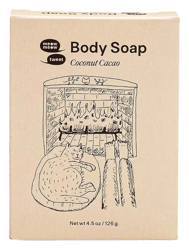 Meow Meow Tweet Body Soap Coconut Cacao