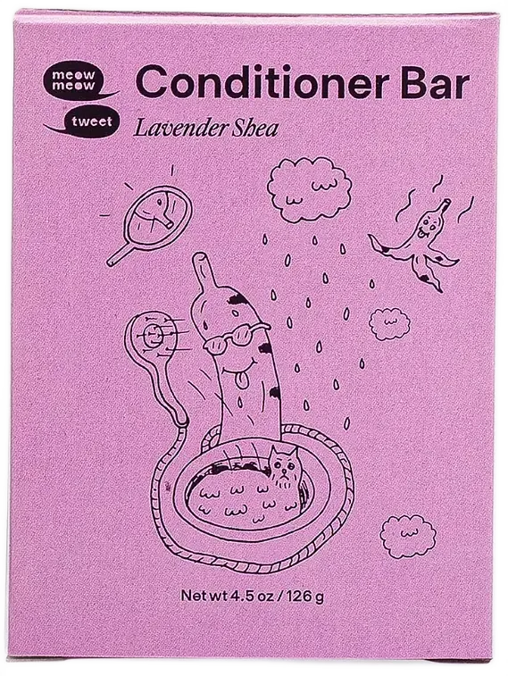 Meow Meow Tweet Conditioner Bar Lavender Shea