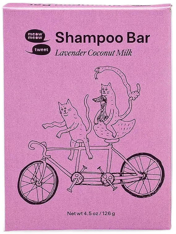 Meow Meow Tweet Shampoo Bar Lavender Coconut Milk