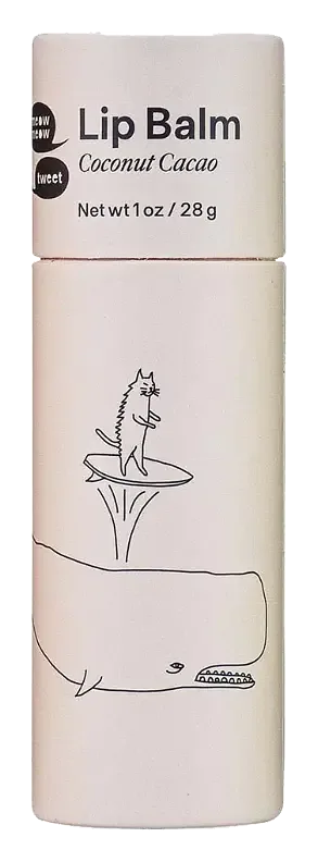 Meow Meow Tweet Vegan Lip Balm Coconut Cacao