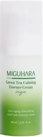 Miguhara Green Tea Calming Essence Cream Origin