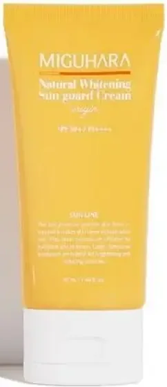 Miguhara Natural Whitening Sun Guard Cream Origin SPF50+ PA++++