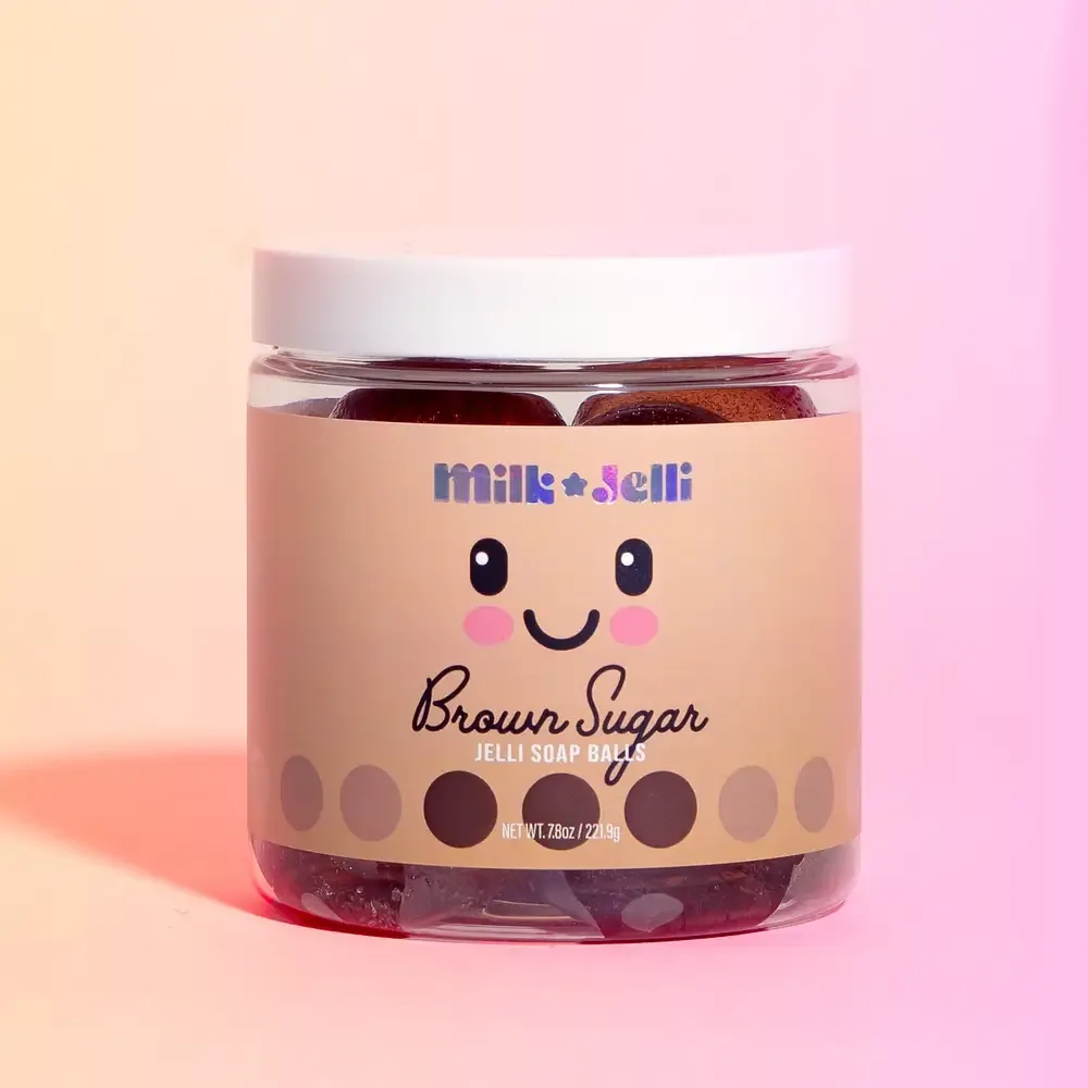 Milk Jelli Brown Sugar - Jelli Soap Balls
