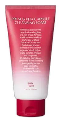 Milk Touch Prunus Vita Capsule Cleansing Foam