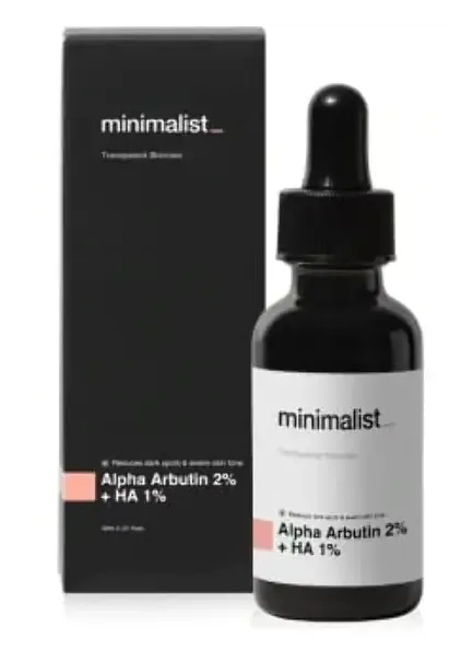 Minimalist Alpha Arbutin 2% + Hyaluronic Acid 1%