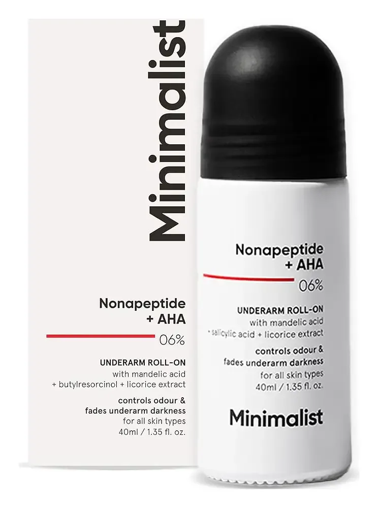 Minimalist Nonapeptide + AHA 6% Underarm Roll-On