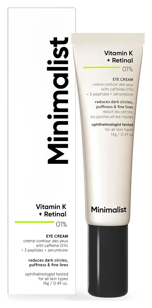 Minimalist Vitamin K + Retinal 01% Eye Cream