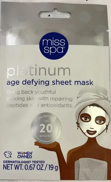 Miss Spa Platinum Age Defying Sheet Mask
