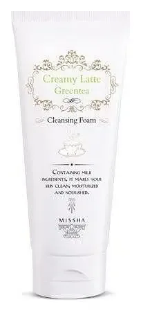 MISSHA Creamy Latte Green Tea Cleansing Foam