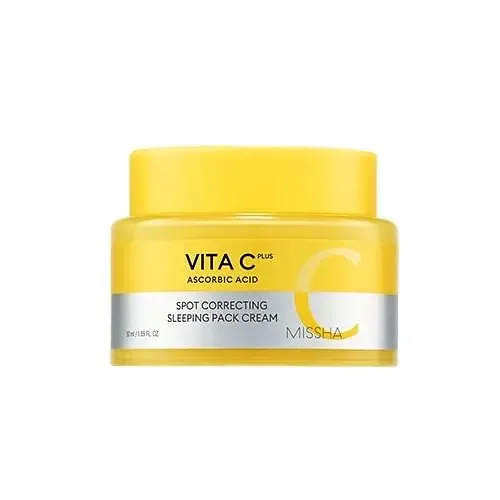 MISSHA Vita C Spot Correcting Sleeping Pack Cream