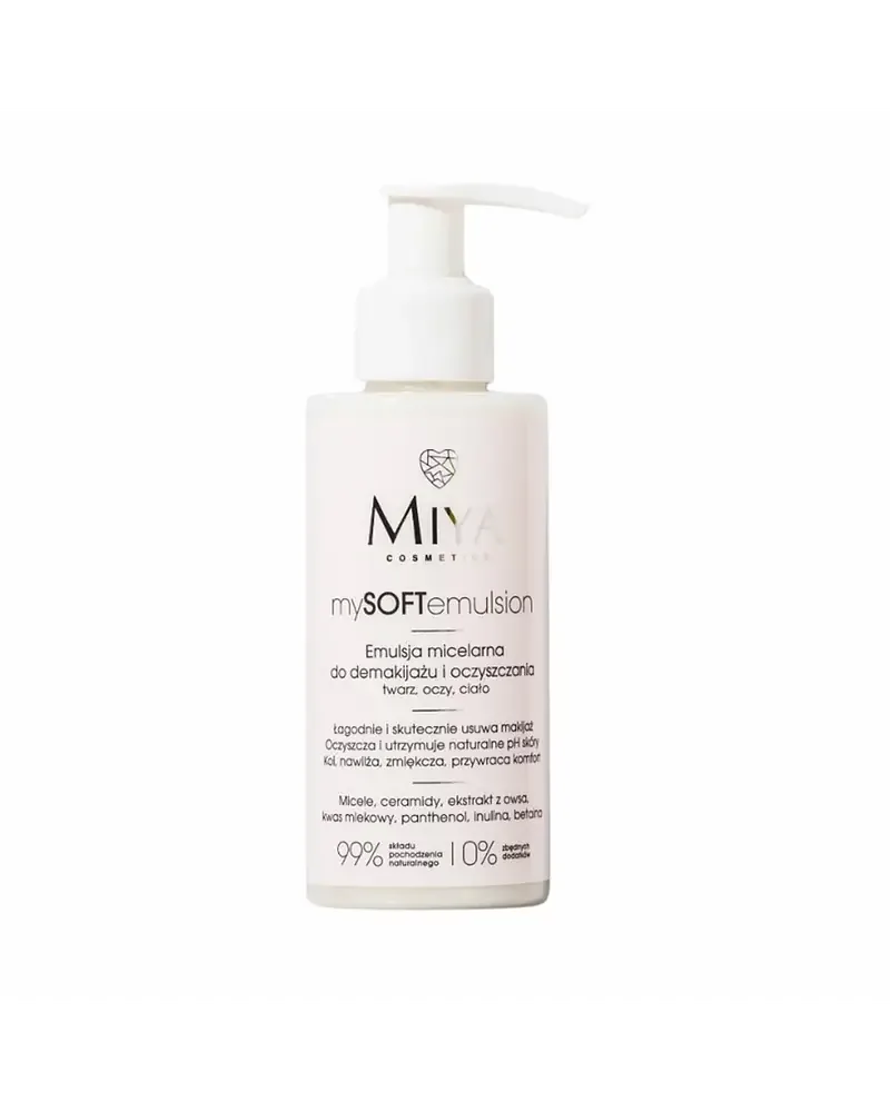 Miya Cosmetics Mysoftemulsion Emulsja Micelarna Do Demakijażu I Oczyszczania