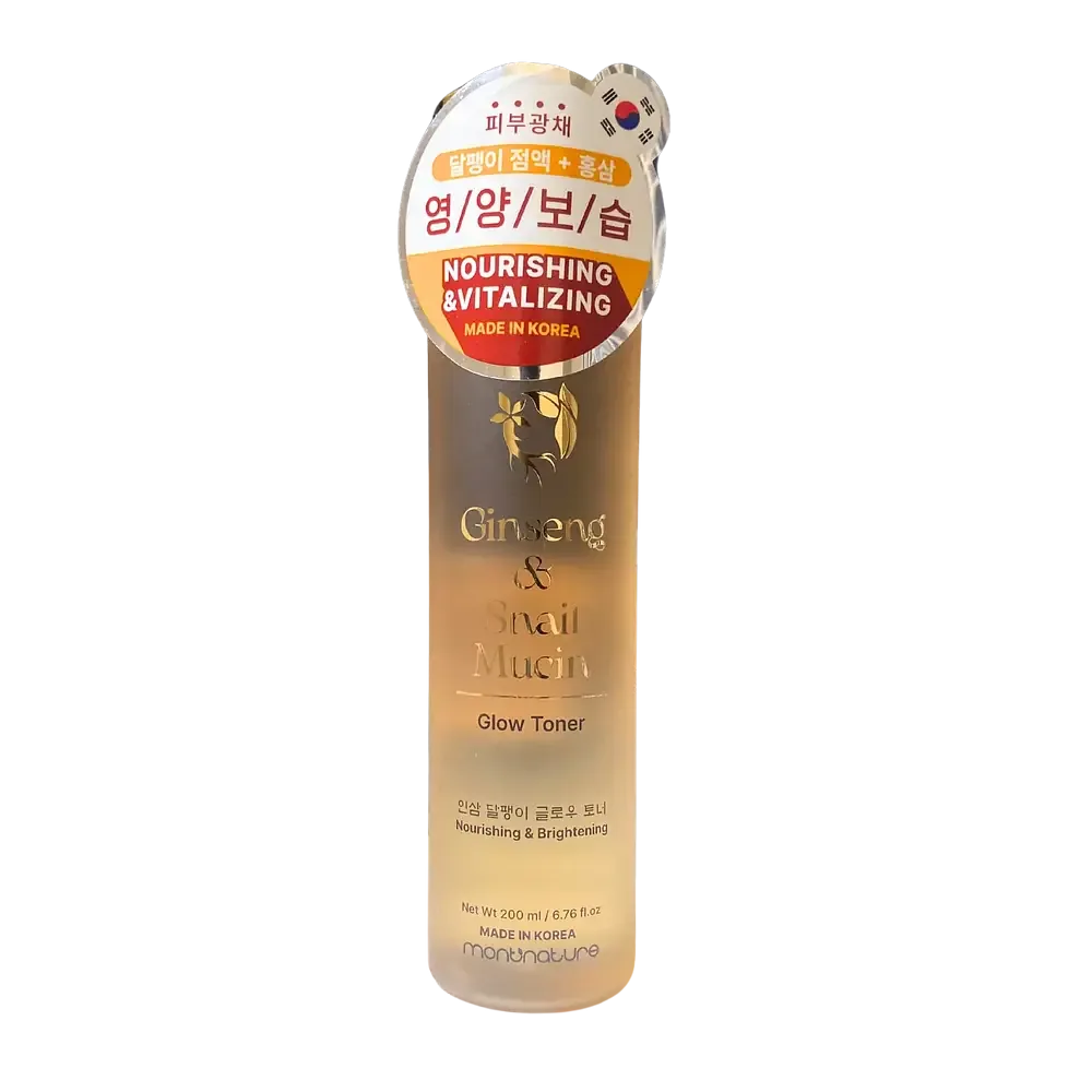 Montnature Ginseng & Snail Mucin Glow Toner