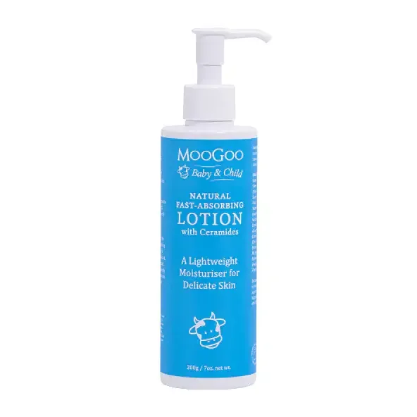 MooGoo Baby Natural Fast-Absorbing Lotion With Ceramides