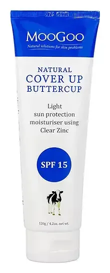 MooGoo Natural Cover Up Buttercup Moisturiser SPF 15