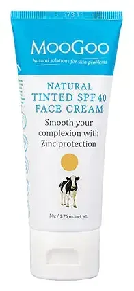 MooGoo Tinted SPF 40 Face Cream