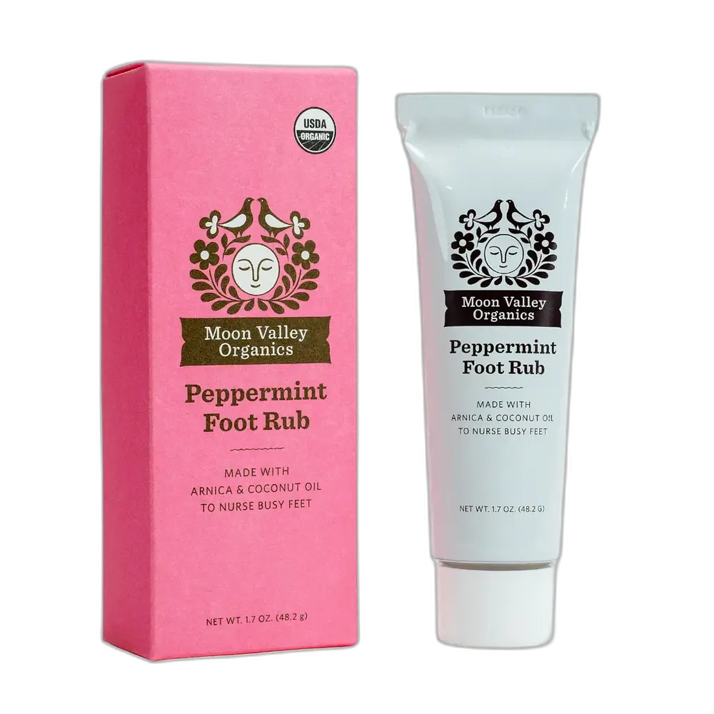 Moon Valley Organics Herbal Peppermint Foot Rub
