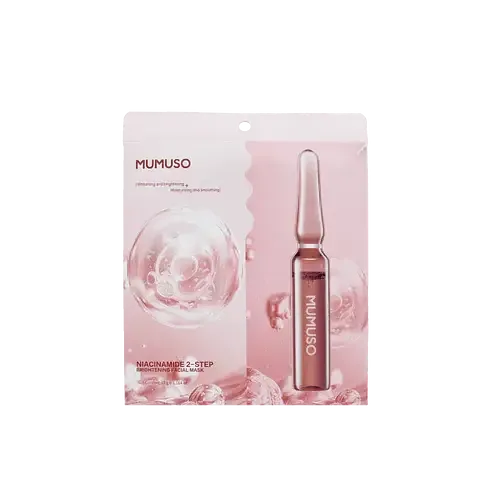 Mumuso Niacinamide 2-Step Brightening Facial Mask