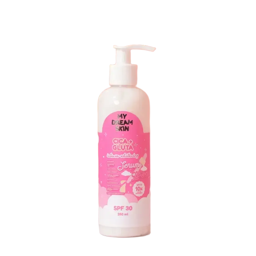 My Dream Skin Cica + Gluta Intense Whitening Serum Lotion SPF 30