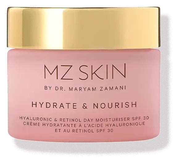 MZ Skin Hydrate & Nourish-Hyaluronic & Retinol Day Moisturiser SPF 30