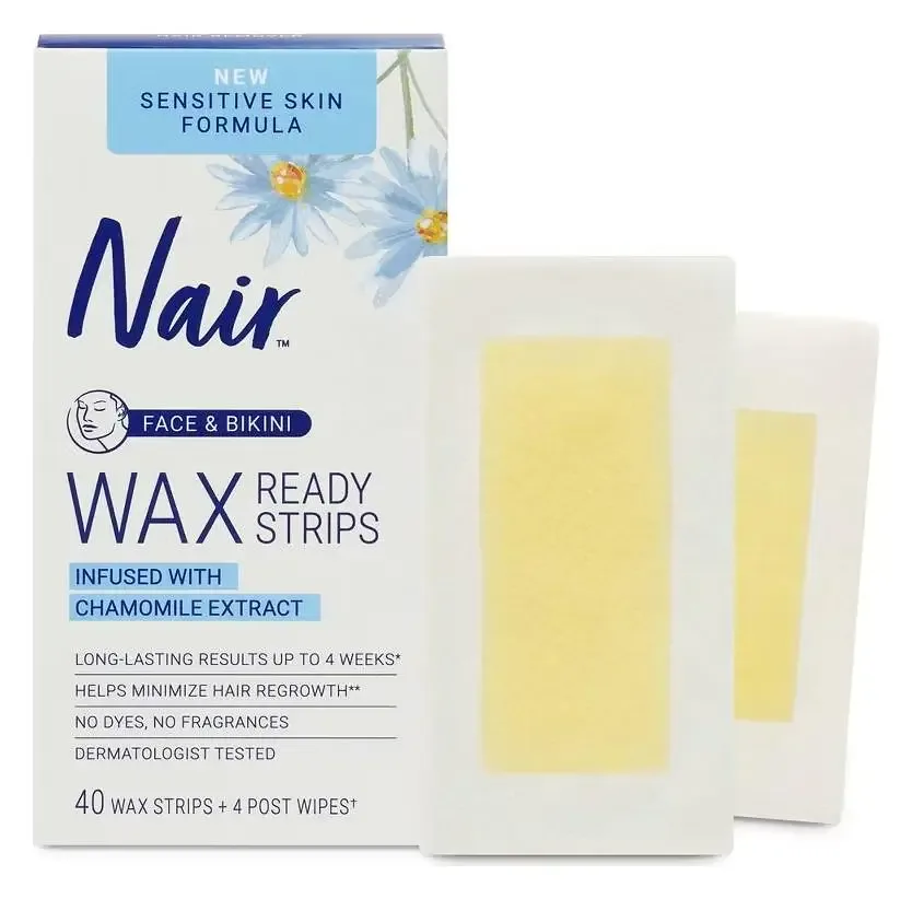 Nair Wax Ready Strips With Chamomile Extracts