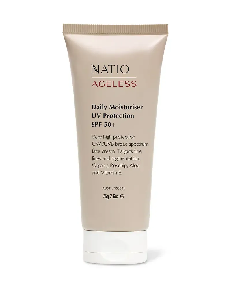 Natio Ageless Daily Moisturiser UV Protection SPF 50+