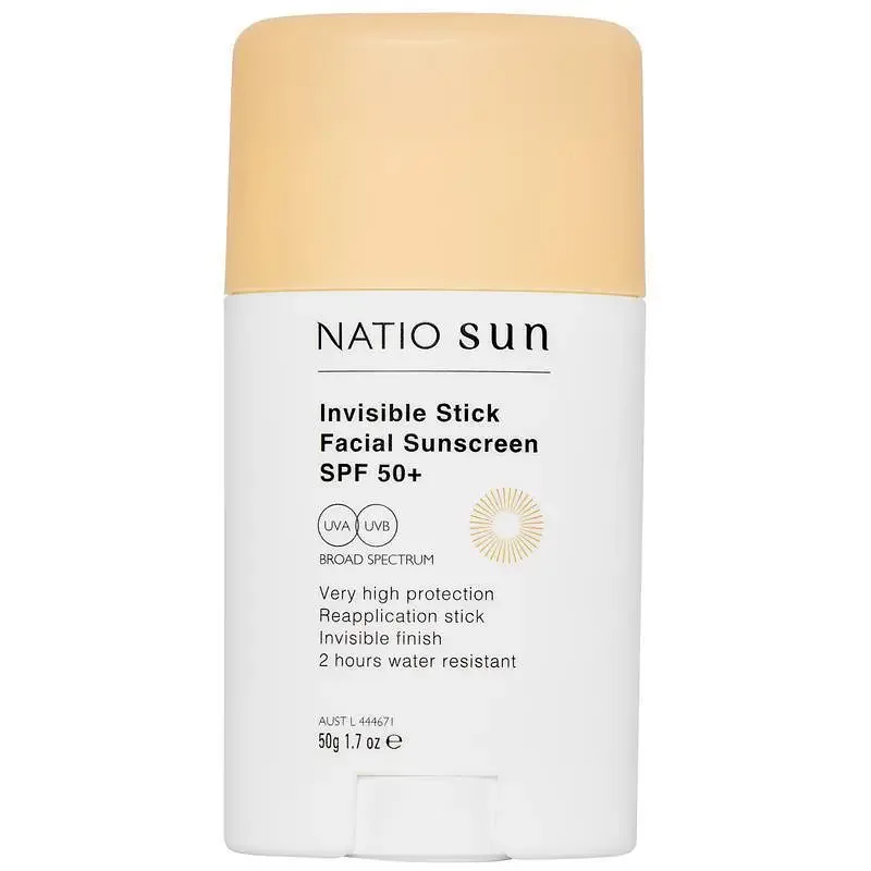 Natio Invisible Stick Facial Sunscreen SPF 50+