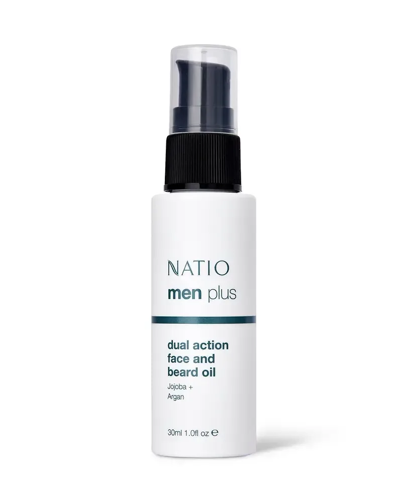 Natio Men Plus Dual Action Face And Beard Oil