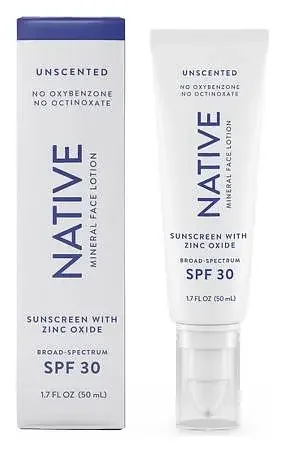 Native Mineral Face Sunscreen SPF 30
