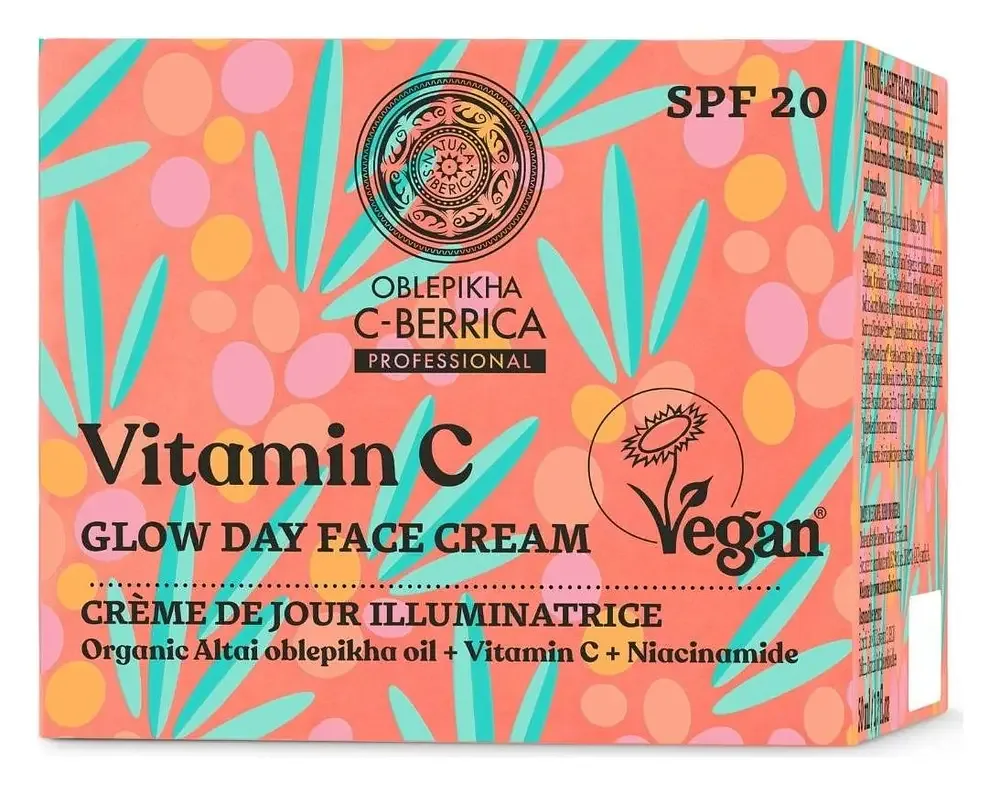 Natura Siberica Oblepikha C-Berrica Vitamin C Glow Day Cream Spf 20