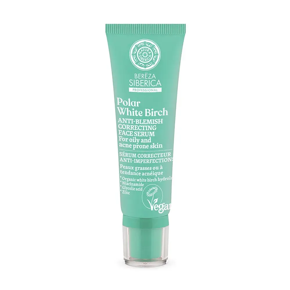 Natura Siberica Polar White Birch Anti-Blemish Correcting Face Serum