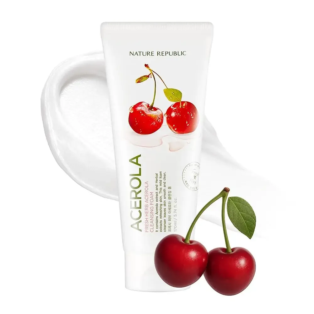 NATURE REPUBLIC Fresh Herb Acerola Cleansing Foam