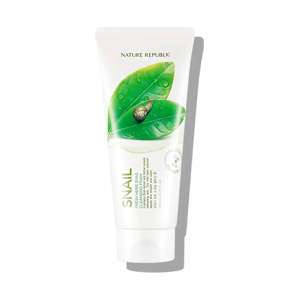 NATURE REPUBLIC Fresh Herb Snail Cleansing Foam
