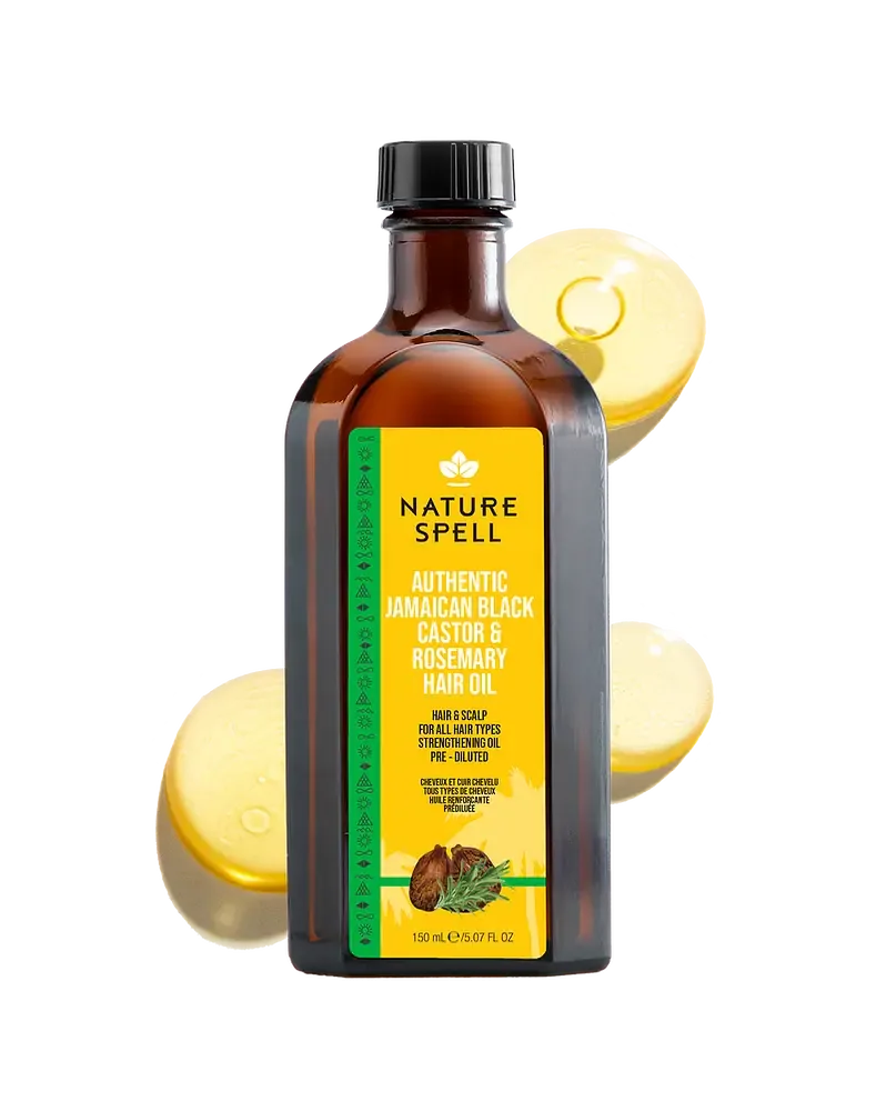 Nature Spell Authentic Jamaican Black Castor & Rosemary Hair Oil