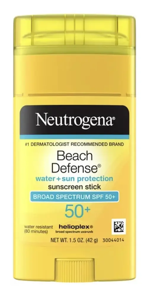 Neutrogena Beach Defense Water + Sun Protection Sunscreen Stick Broad Spectrum SPF 50+
