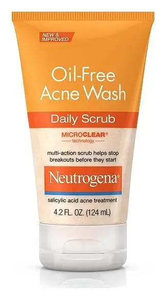 Neutrogena Oil-Free Acne Face Wash Daily Scrub With Salicylic Acid