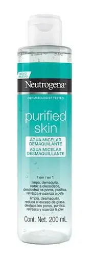 Neutrogena Purified Skin Água Micelar Demaquilante